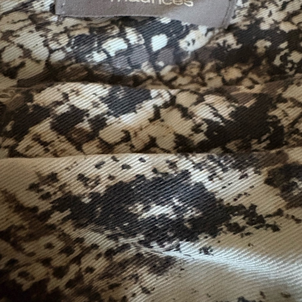 Maurices Black and White Snake Print Maxi Dress - Picture 2 of 2